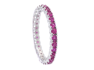 Jewellery - FULL ETERNITY RING, 18K white gold - View 1