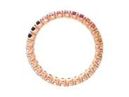 Jewellery - FULL ETERNITY RING, 18K rose gold - View 2