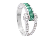 Jewellery - RING, 18K white gold - View 1