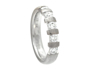 Jewellery - ETERNITY RING, 18K white gold - View 1