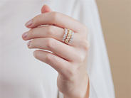 Jewellery - RING, 18K gold/white gold - View 4