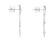 Jewellery - EARRINGS, 18K white gold - View 2