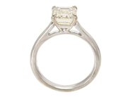 Jewellery - SOLITAIRE RING, 14K white gold - View 3