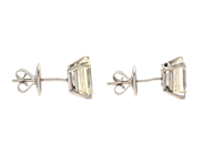 Jewellery - SOLITAIRE EARRINGS, 14K white gold - View 2