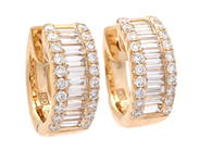 Jewellery - HOOP EARRINGS, 18K gold - View 1