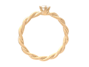 Jewellery - SOLITAIRE RING, 18K gold - View 2