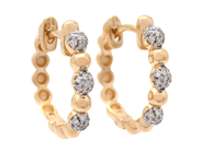 Jewellery - HOOP EARRINGS, 18K gold - View 1