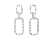 Jewellery - EARRINGS, 18K white gold - View 1