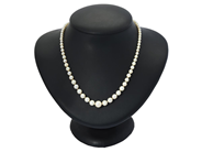 Jewellery - PEARL NECKLACE, silver clasp with marcasites - View 1