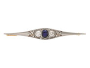 Jewellery, BROOCH, 18K gold/platinum, in auction: Important jewellery – Saturday 29 November
