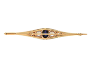 Jewellery - BROOCH, 18K gold/platinum - View 2
