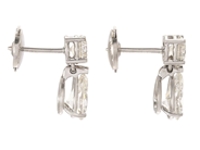 Jewellery - EARRINGS, 18K white gold - View 2