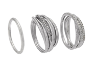 Jewellery, 3 RINGS, silver, in auction: General – Tuesday 25 November