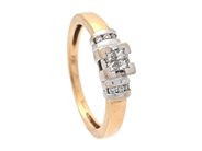 Jewellery - RING, 18K gold/white gold - View 1