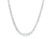 Jewellery - RIVIERE NECKLACE, 18K white gold - View 1