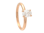 Jewellery - SOLITAIRE RING, 18K gold - View 1