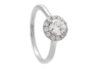 Jewellery - RING, 18K white gold - View 1