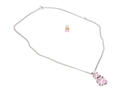 Jewellery, JEWELLERY SET, pendant with chain, in auction: General – Tuesday 25 November