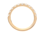 Jewellery - RING, 18K gold with 11 brilliant cut diamonds 0,88 ctw - View 2