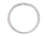 Jewellery - JACKET RING, 18K white gold with 17 brilliant cut diamonds 0,24 ctw - View 2