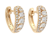 Jewellery - HOOP EARRINGS, 18K gold - View 1