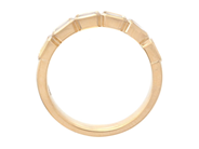 Jewellery - ETERNITY RING, 18K gold with 6 emerald cut diamonds 0,86 ctw - View 2