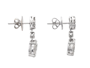 Jewellery - EARRINGS, 14K white gold - View 2