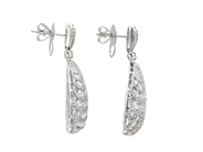 Jewellery - EARRINGS, 18K white gold - View 2