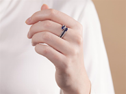 Jewellery - RING, 18K white gold - View 3