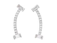Jewellery - EARRINGS, 18K white gold - View 1