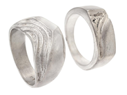 Jewellery - 2 RINGS, silver - View 1