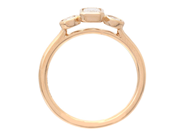 Jewellery - THREE STONE RING, 18K gold - View 2