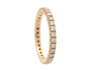 Jewellery - FULL ETERNITY RING, 18K gold - View 1