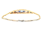 Jewellery - BRACELET, 18K gold/platinum - View 2