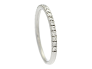 Jewellery - ETERNITY RING, 18K white gold - View 1