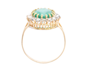 Jewellery - CLUSTER RING, 18K gold - View 2