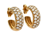 Jewellery, EARRINGS, 18K gold, in auction: Christmas – Saturday 13 December