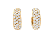 Jewellery, EARRINGS, 18K gold, in auction: Valentine – Saturday 7 February