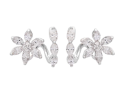 Jewellery - EARRINGS, 18K white gold - View 1