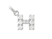 Jewellery - LETTER PENDANT, letter H - View 1