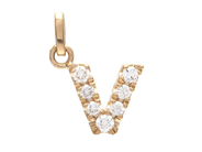 Jewellery - LETTER PENDANT, letter V - View 1