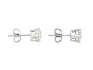 Jewellery - SOLITAIRE EARRINGS, 18K white gold - View 2