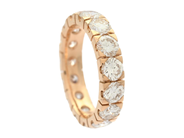 Jewellery - FULL ETERNITY RING, 18K gold - View 1