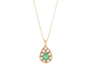 Jewellery - PENDANT WITH CHAIN, 18K rose gold - View 1