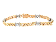 Jewellery - BRACELET, 18K gold/white gold - View 1