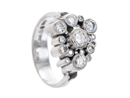 Jewellery - RING, 18K white gold - View 1