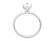 Jewellery - SOLITAIRE RING, 18K white gold - View 2