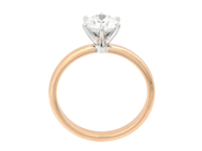 Jewellery - SOLITAIRE RING, 18K gold/white gold - View 2