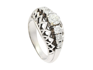 Jewellery - RING, 14K white gold - View 1