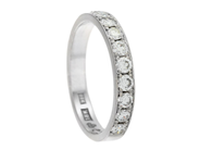 Jewellery, ETERNITY RING, 18K white gold, in auction: Classic – Saturday 22 November